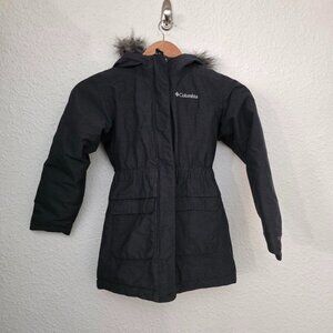 Columbia Nordic Strider Hooded Jacket in Black Girls  Size Small